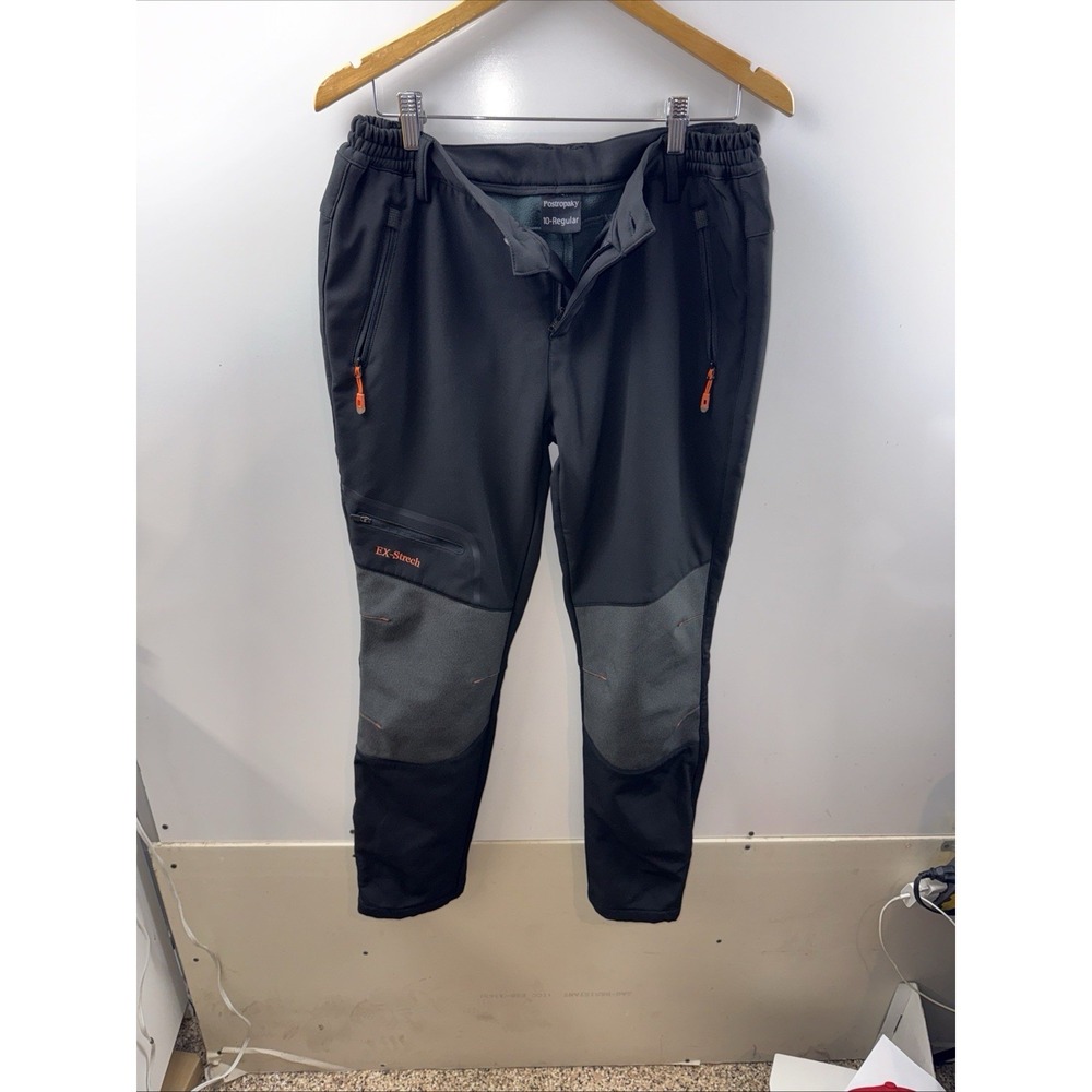 Postropaky Women's Stretch Snow Ski Waterproof Pants Black 8 Tall